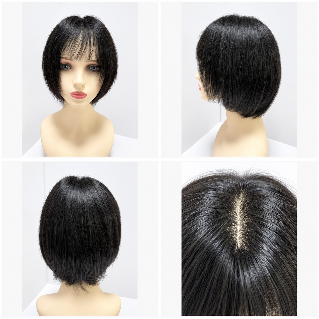 フルウィッグ人毛100%ウィッグ人毛ウィッグ医療ウィッグボブストレート広い頭皮人工皮膚リアルな分け目前髪 sサイズ フルウィッグ人毛100%ウィッグ人毛ウィッグ医療ウィッグボブストレート広い頭皮人工皮膚リアルな分け目前髪 sサイズ