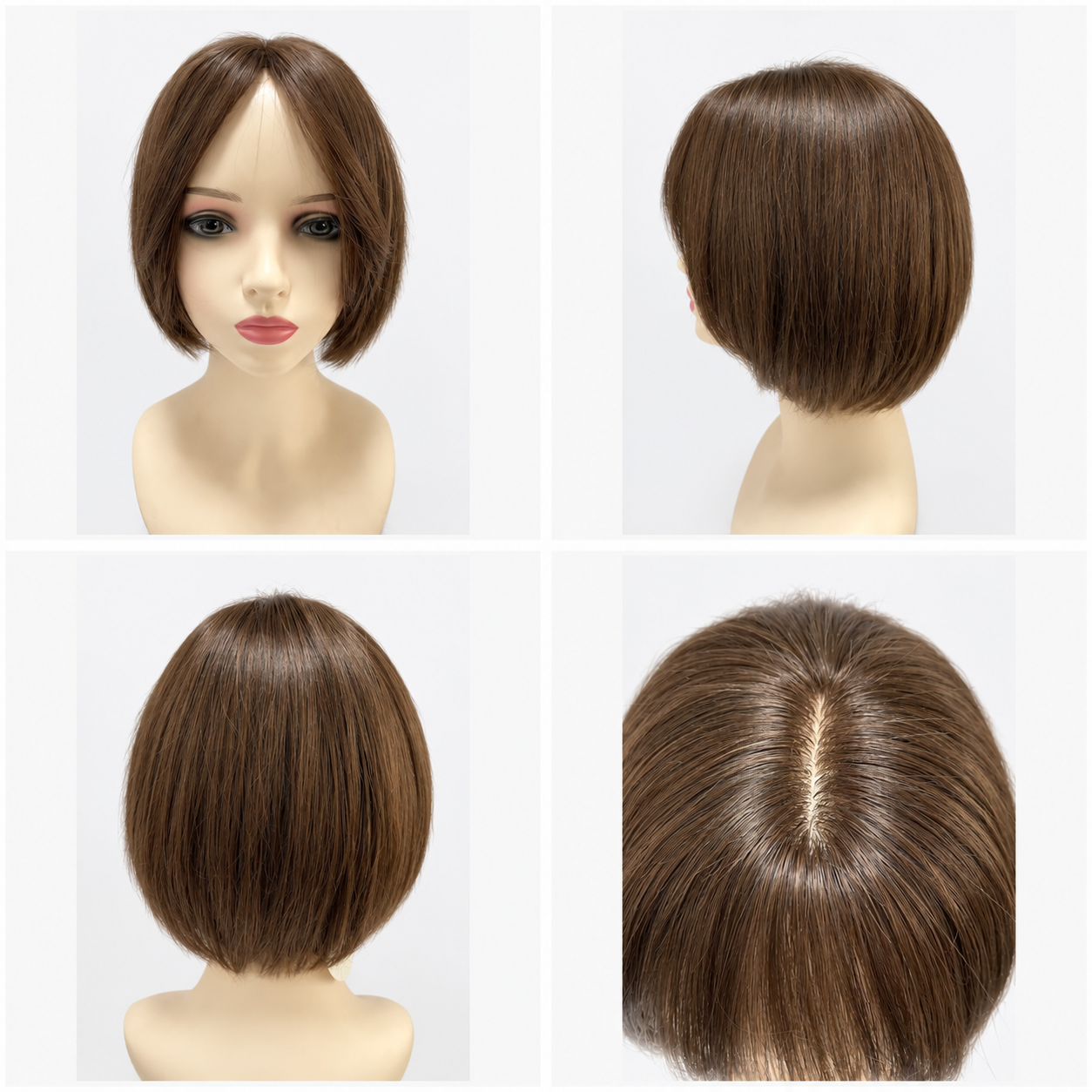 フルウィッグ人毛100%ウィッグ人毛ウィッグ医療ウィッグボブストレート広い頭皮人工皮膚リアルな分け目センターわけ フルウィッグ人毛100%ウィッグ人毛ウィッグ医療ウィッグボブストレート広い頭皮人工皮膚リアルな分け目センターわけ