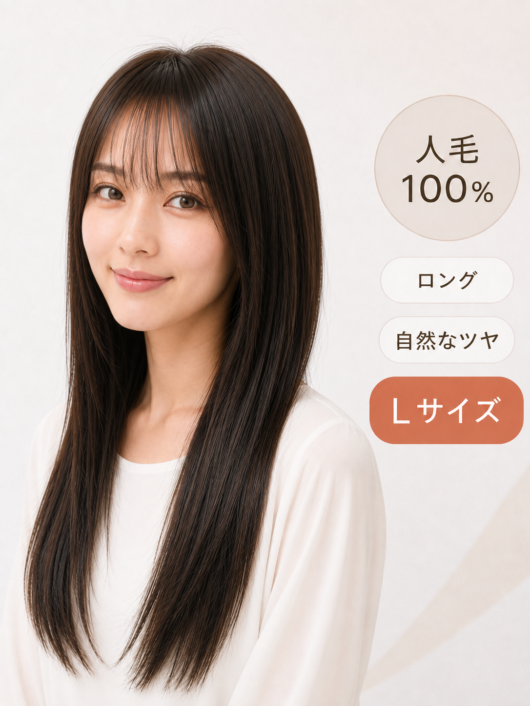 人毛100%フルウィッグ人毛ウィッグ ナチュラルレイヤーカット ロングストレート 自然な前髪 医療用・普段使い対応 前髪 (复制) 人毛100%フルウィッグ人毛ウィッグ ナチュラルレイヤーカット ロングストレート 自然な前髪 医療用・普段使い対応 前髪 (复制)
