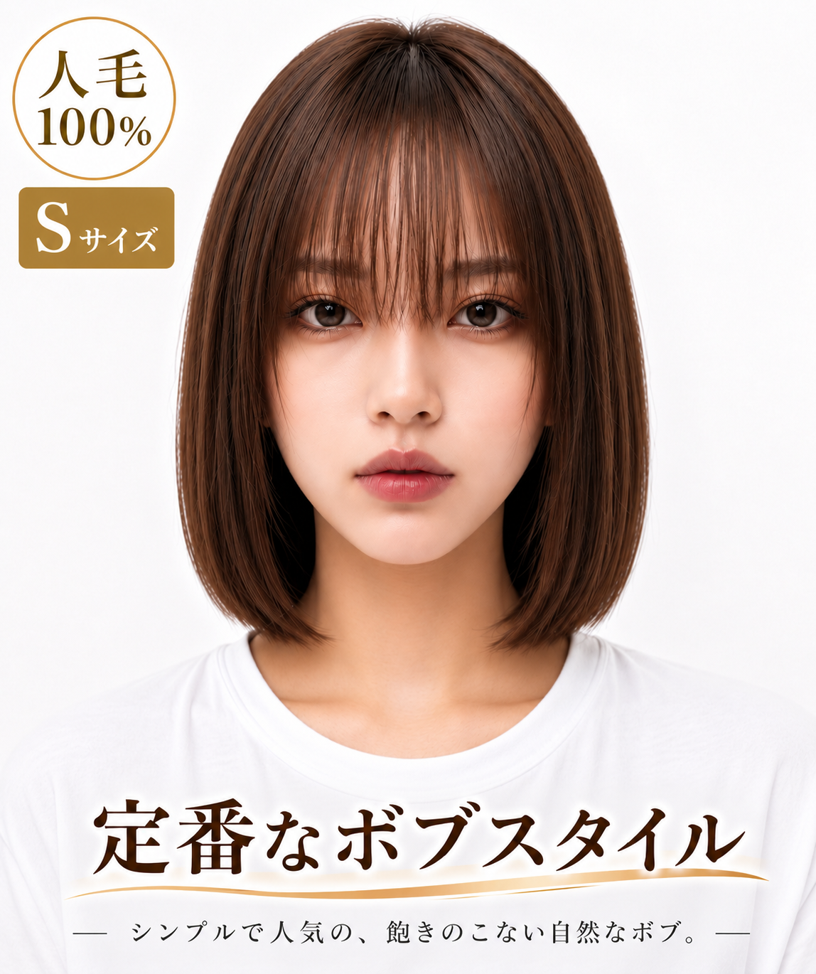 フルウィッグ人毛100%人毛ウィッグ医療ウィッグボブショートストレート広い頭皮 前髪 (复制) フルウィッグ人毛100%人毛ウィッグ医療ウィッグボブショートストレート広い頭皮 前髪 (复制)