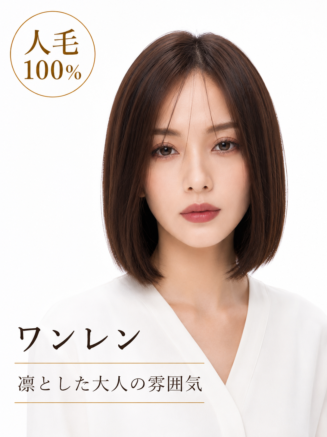 フルウィッグ人毛100%人毛ウィッグ医療ウィッグボブショートストレート広い頭皮 前髪 フルウィッグ人毛100%人毛ウィッグ医療ウィッグボブショートストレート広い頭皮 前髪